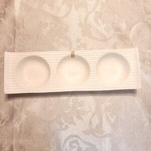 *3 for $30* Verdici White Ceramic Cocktail or Sauce Serving Dish